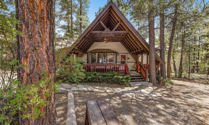 Munds Park Cabin | Antelope Leap | The Coziest A-Frame in Ponderosa Pines | Near Flagstaff