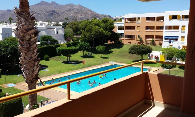 Vista de los Angeles-Rumina Apartment | APARTAMENTO CON PISCINA EN MOJACAR PLAYA