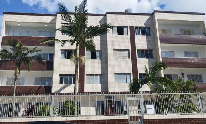 Aviacao Apartment | Apartamento em Praia Grande com Vista Para Praia com Área de Lazer Completa