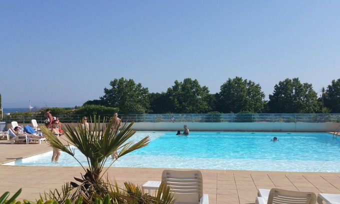 Golfe Juan Apartment | Apartment 2 rooms Residence Swimming pool Clim Parking 300 m Beach Juan les Pins