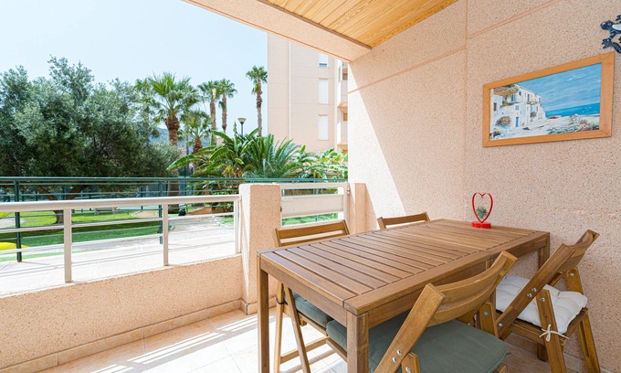 El Albir Apartment | Apartment 'Alborada 2 Bc Spaniahome' with Mountain View, Wi-Fi and Air Conditioning