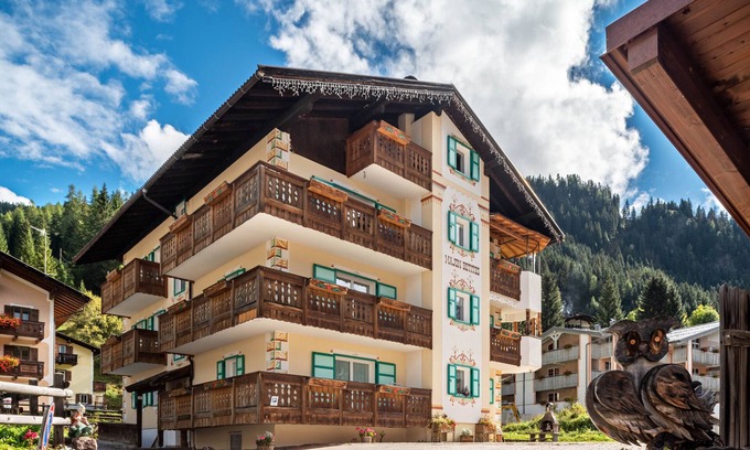 Canazei Apartment | Apartment Betites Trilocale with Mountain View, Balcony & Wi-Fi