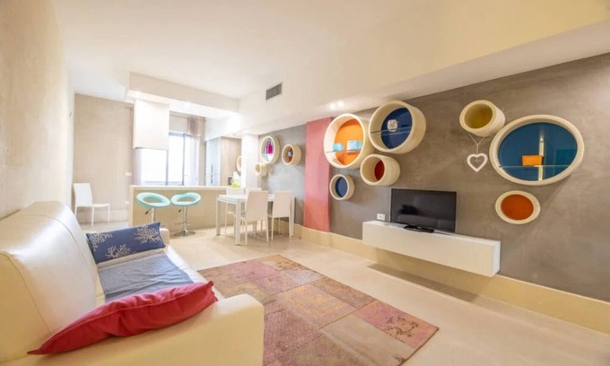 Otranto Apartment | Apartment 'Biancomare Otranto - 6' with Balcony, Wi-Fi and Air Conditioning