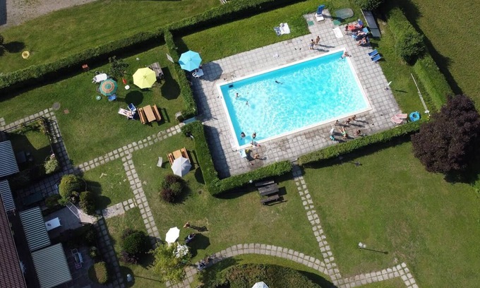 Molina di Ledro Apartment | Apartment 'Di Pastei 13' with Lake View, Shared Pool and Wi-Fi