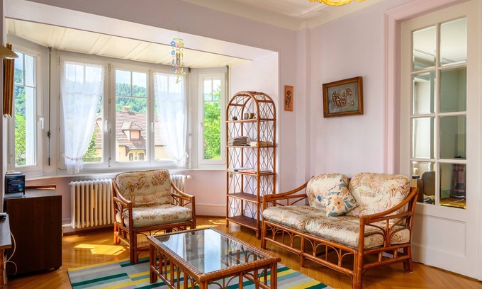 Munster House | Apartment 'Gte Le Noisetier' with Mountain View, Private Terrace and Wi-Fi