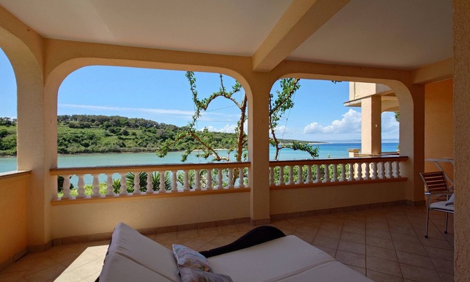 Rab Town Apartment | Apartment in Kampor with Seaview, Balcony, Air condition, WIFI (4838-1)