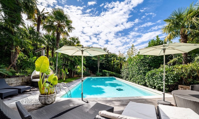 Tirolo Apartment | Apartment 'Residence Fischerhof Superior B3' with Mountain View, Shared Pool and Wi-Fi