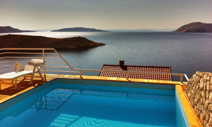 Lukovo Apartment | Apartments of 100sqm, with pool, unobstructed sea view, about 250m to the sea