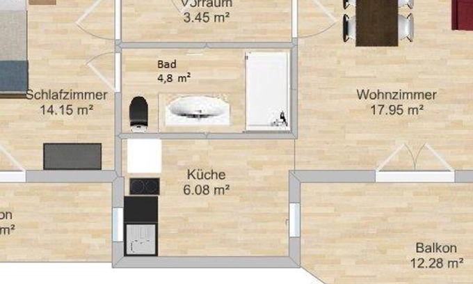 Millstatt Apartment | App6 2DZ + 2 Balkone-see/berg Blick - Appartement Haus Starfach