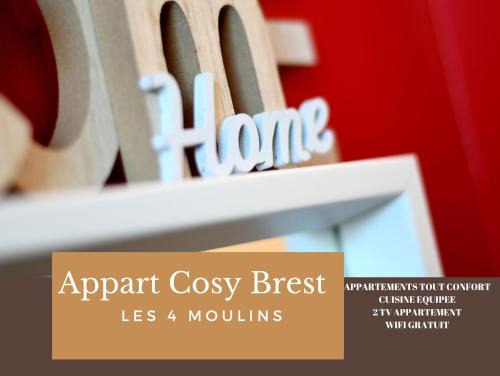Rive Droite Apartment | Appart Cosy Brest (Les 4 moulins)