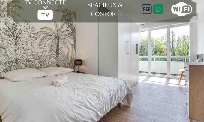 Aguado Apartment | Appart'Hôtel Flowery Green - 5 Chambres - Evry