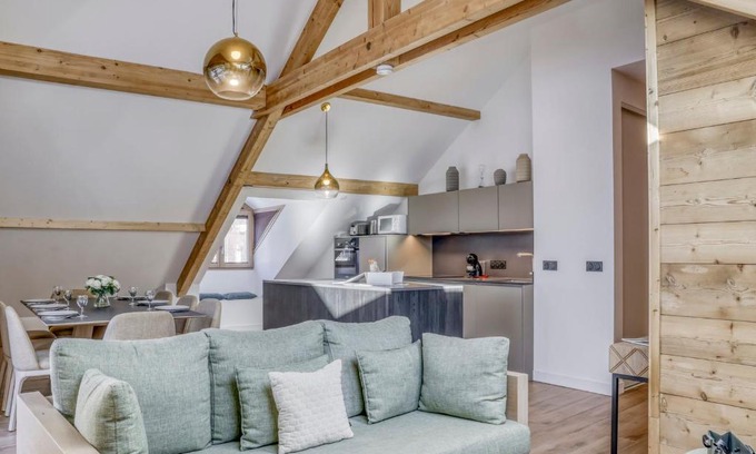 Saint-Gervais-les-Bains Apartment | Appartement moderne avec accès direct aux remontées mécaniques à Saint-Gervais-les-Bains - FR-1-663-19