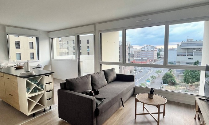 Ivry-port Apartment | Appartement Familial Portes de Paris + Parking