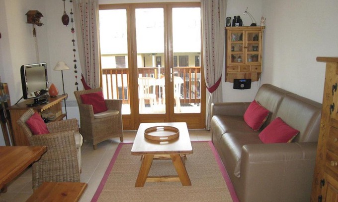 Monetier-les-Bains Apartment | Appartement 3P, 6 pers, proche pistes, balcon exposé Sud, parking privé, TV, cuisine équipée - FR-1-762-5