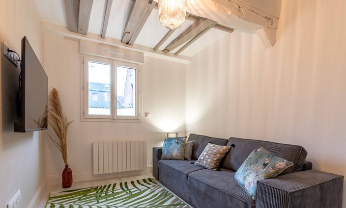 Gare-Jouvenet Apartment | Appartement Haut de Gamme Avec Chambre Hyper Centre de Rouen