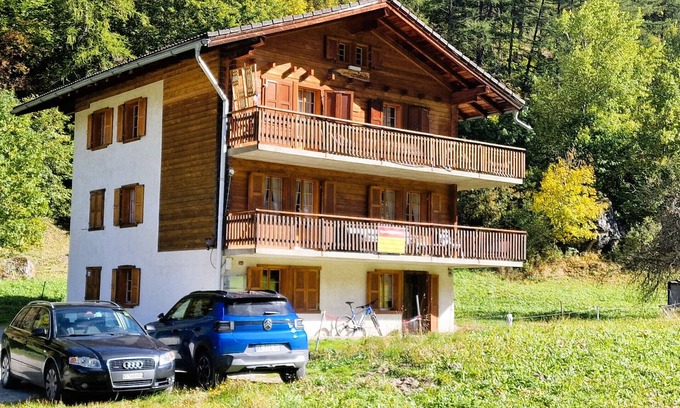 Hauderes Apartment | Appartement Les Rocailles 6 Personnes