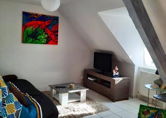 Ingersheim Apartment | Appartement spacieux à Ingersheim avec vue sur jardin, 100 m²