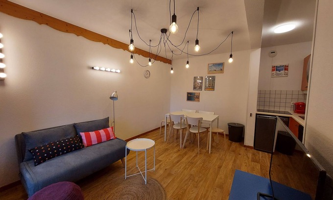 Puy-Saint-Vincent Apartment | Appt Moderne 4/6p, Skis au Pieds, Wifi, Piscine