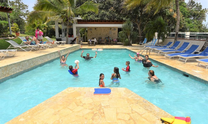 Aguadilla Apartment | Apt #1 studio. Sleeps 6. Relax & have fun in this peaceful place. Pool, jacuzzi.