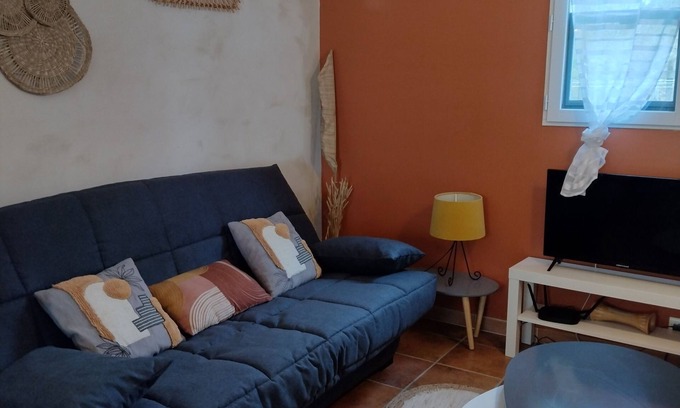 Saint-Laurent-d'Aigouze Apartment | Apt near Aigues-Mortes air-conditioned and sea with pool