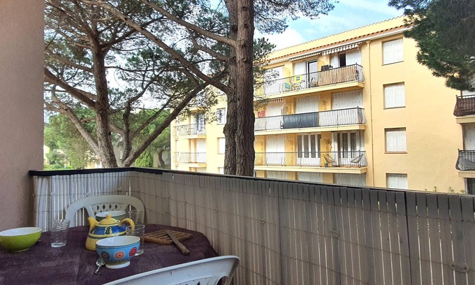 Argeles Plage Apartment | Argelès-Plage: comfy T2, near beach and shops