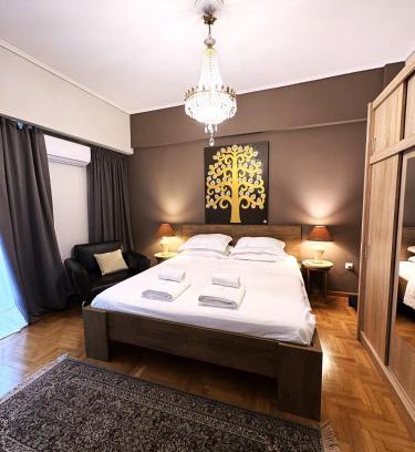 Goudi Apartment | Art Interior Apartment in Athens next to Metro Stations & All Hospitals