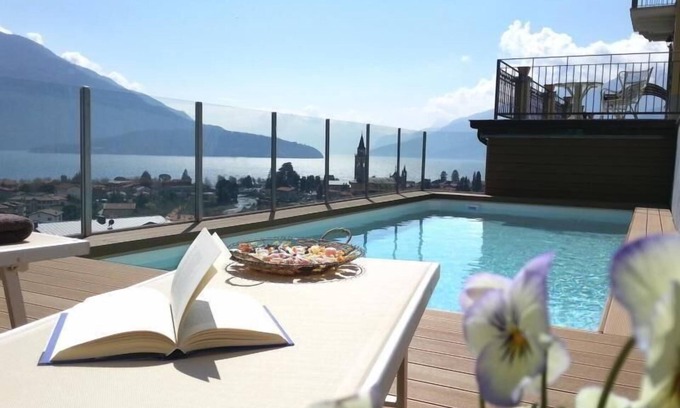 Domaso House | Art Nouveau villa with a view of Lake Como