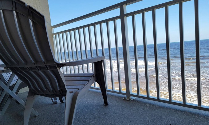 New Smyrna Beach Condo | At the Pelican - you can't get closer to the beach than this!