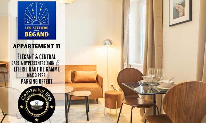 Troyes Apartment | Ateliers Begand App 11 - Prox. Gare - Park. Free