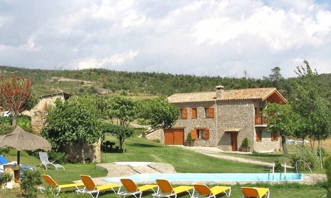 Gironella Villa | Authentic Catalan villa. A lovely pool, huge garden, terrace, BBQ, great view.