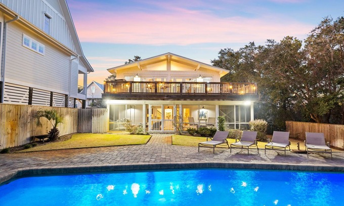 Gulfview Heights House | Available for Autumn Stays! Private Pool! 5 Adult Bikes! 30A Beaches!