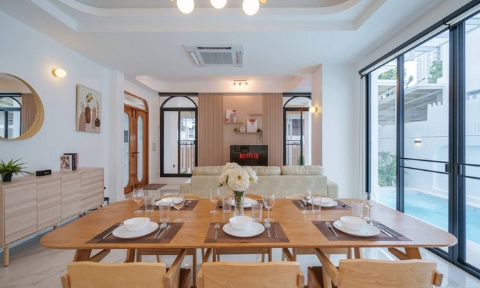 Khlong Tan Nuea Villa | Aya’s Retreat - Muji Ekkamai Pool Villa with 4 bedrooms