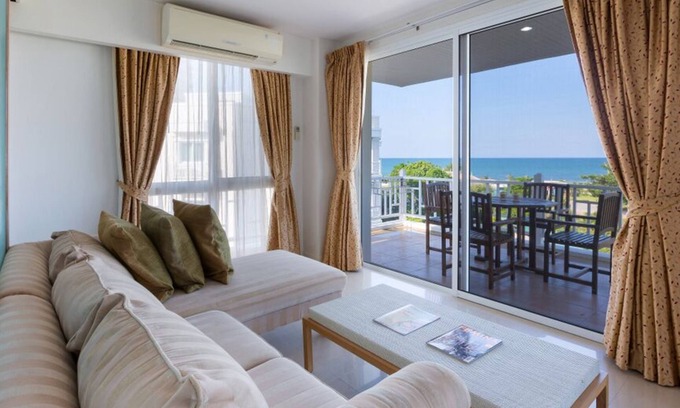 Khao Takiab Apartment | Baan PooLom HH 2Bedroom Apt SeaView:BDD