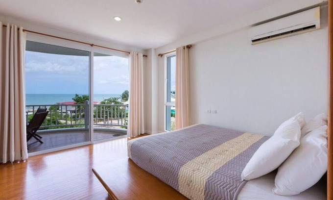 Khao Takiab Apartment | Baan PooLom HH 2Bedroom Apt SeaView:CDC