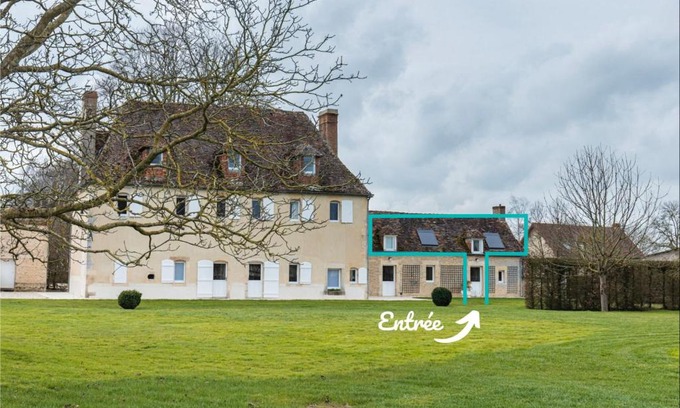 Belle Vie en Auge House | Bagatelle avec Jardin et Piscine Chauffée