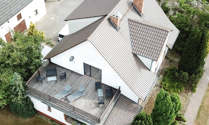 Monkebude Apartment | Baltic Sea holiday homes on the Szczecin Lagoon (with roof terrace) - Holiday home upper floor