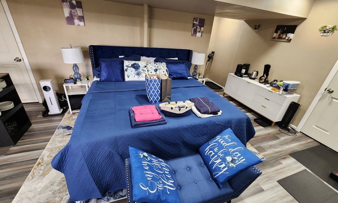 Aurora Apartment | Basement Studio with private Entrance within walking distance from Gaylord hotel