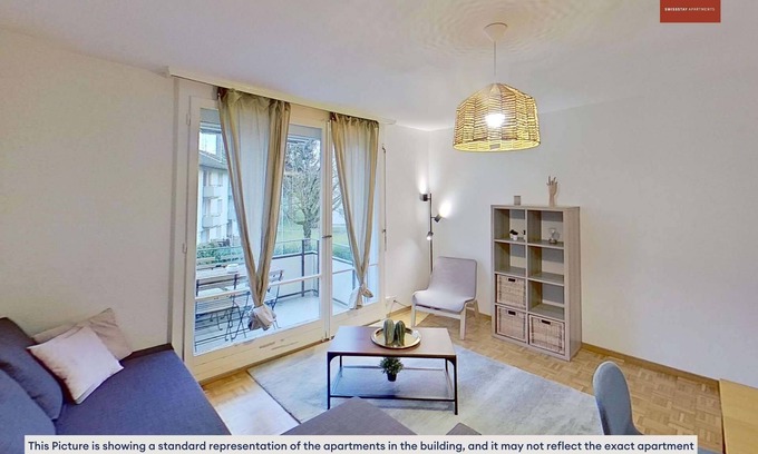 Seebach Apartment | Basic 2BR Apt w/Sofa Bed in Seebach