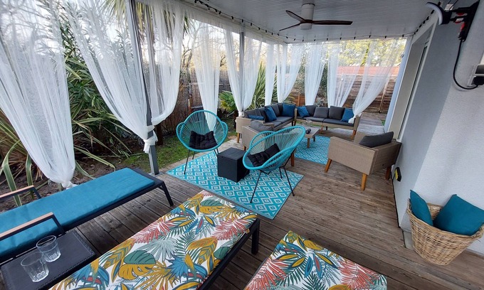 Lanton House | Bassin d'Arcachon, air-conditioned vacation home in a quiet location near the beach