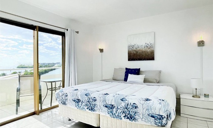 North Bay Village Apartment | Bayfront apartment with Breathtaking views. 1 bdr w/balcony . Free Parking