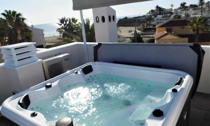 Orihuela Costa House | Beach House sleeps 6 with 3 Terraces, Jacuzzi Hot Tub, Full Air con , WIFI
