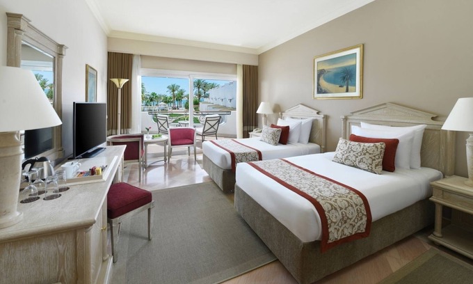 Ras Umm Sid Hotel | Beachfront Adults-Only Escape w/Spa, Tennis & Aerobics l 2 Spacious Rooms