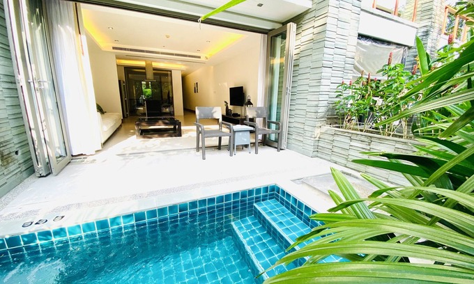 Sa Khu Apartment | Beachfront 2br 2bath apartment private plunge pool 50 meter to Naithon beach