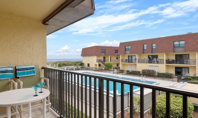 Avon By The Sea Condo | Beachfront 2BR Condo with Pool BBQ & Steps To Beach!