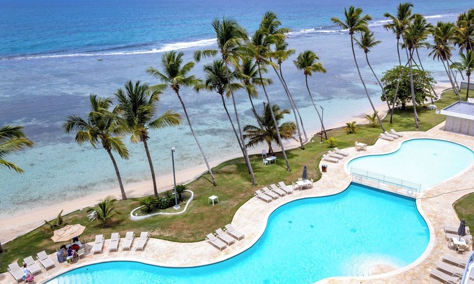 Juan Dolio - El Pueblo Apartment | Beachfront| 9thFloor|Priv.Parking|Full Kitchen