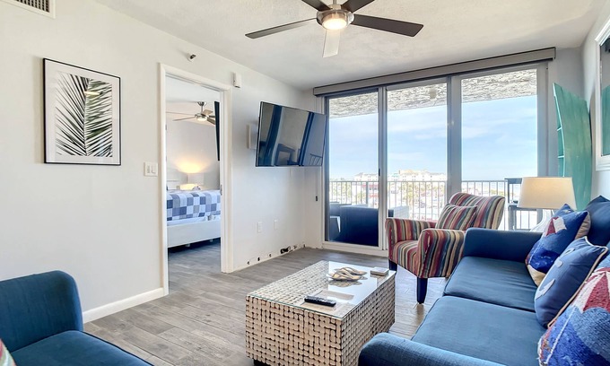 Horton Shores Condo | Beachfront Condo - OceanView, Pool & Steps to Flagler Ave