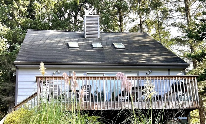 Long Beach House | Beachfront; Includes Private path to the beach + large deck and yard