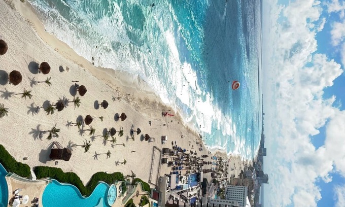 Punta Cancun Condo | BEACHFRONT RESORT 3BR-3 BATHT ULTRA LUXURY 360 DEGREE VIEW NEAR LE BLANC