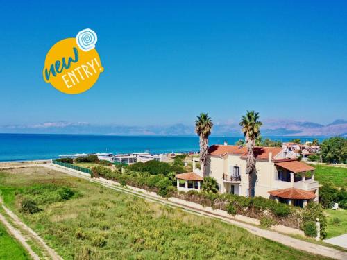 Almiros Beach Villa | Beachfront Villa JustRelax with private pool by DadoVillas