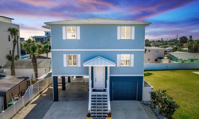 New Smyrna Beach House | Beachside Bliss 5BR Oceanview Steps to Flagler